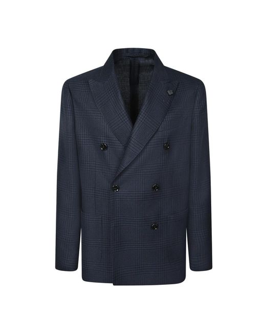 Lardini Blue Blazers for men