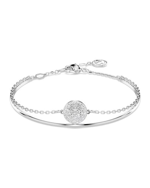 Swarovski Accessoires ,Grijs ,Sublima Armband in het Metallic