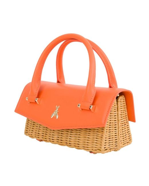 Patrizia Pepe Orange Handbags