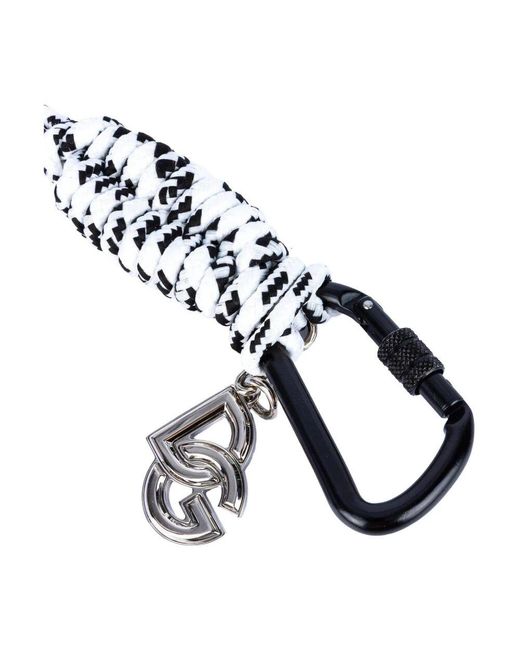 Keyrings di Dolce & Gabbana in Metallic da Uomo