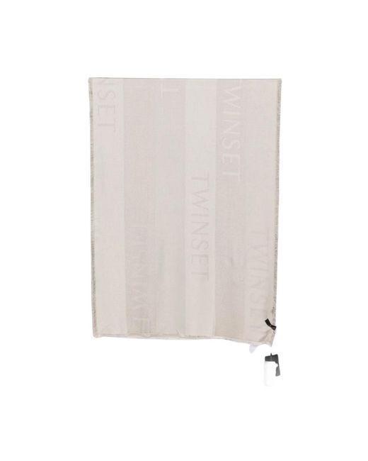 Twinset Natural Scarves