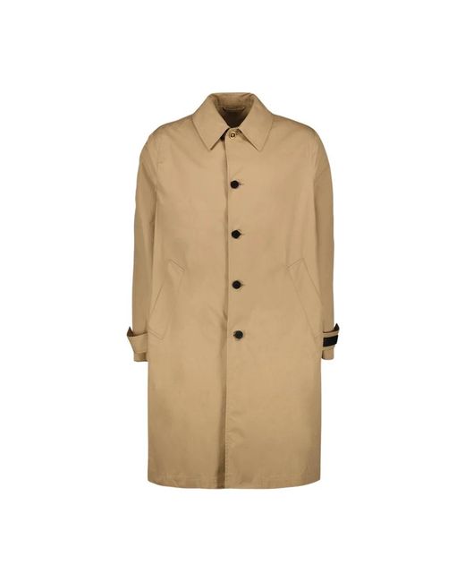 Single-Breasted Coats Versace de hombre de color Natural