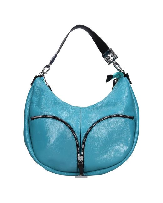 Rebelle Blue Shoulder Bags