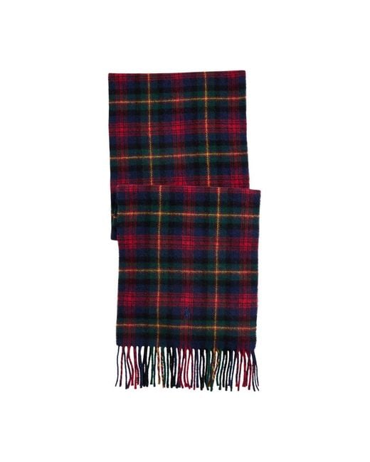 Ralph Lauren Red Winter Scarves for men