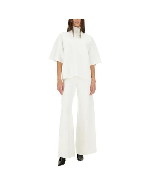 Theory Tops ,Wit ,Polyester T-Shirts in het White