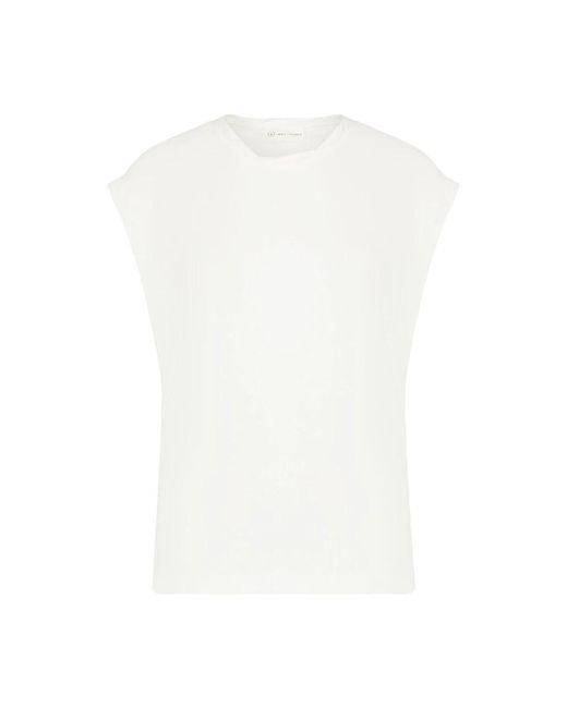 T-shirt maria logo | bianco di Jane Lushka in White