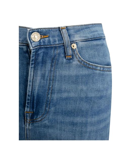 Jeans > straight jeans 7 For All Mankind en coloris Blue