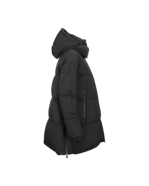 Herno Black Laminar oversize gore-tex windstopper coat