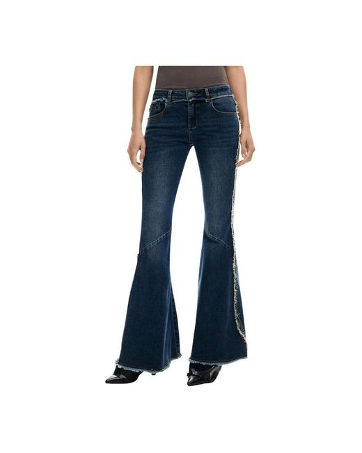 Desigual Blue Flare Jeans
