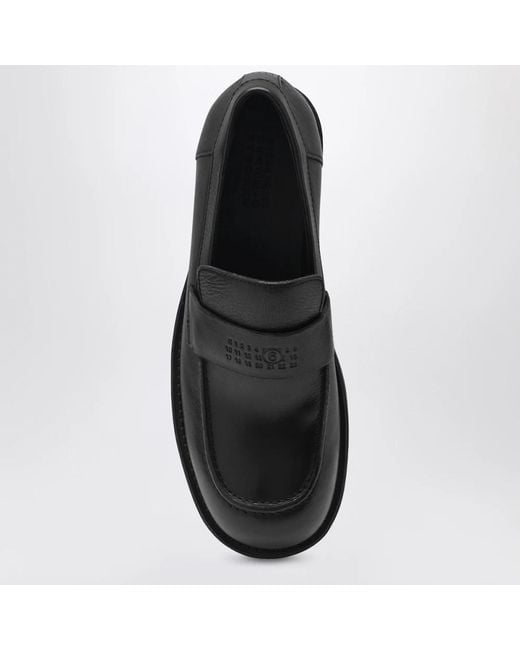 MM6 by Maison Margiela Black Loafers for men
