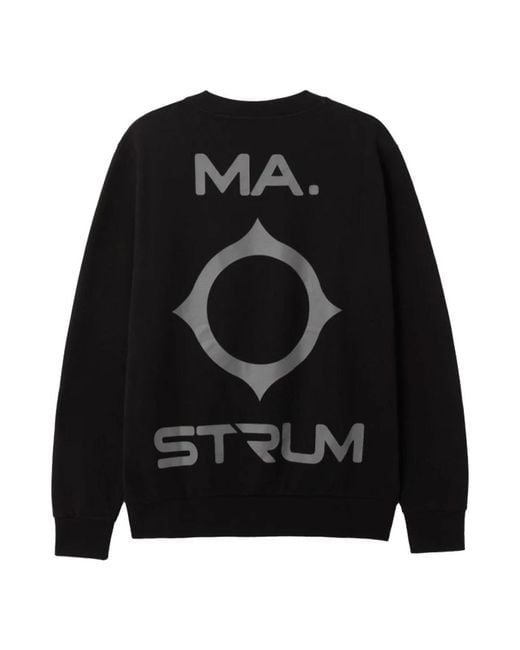Ma Strum Black Sweatshirts for men