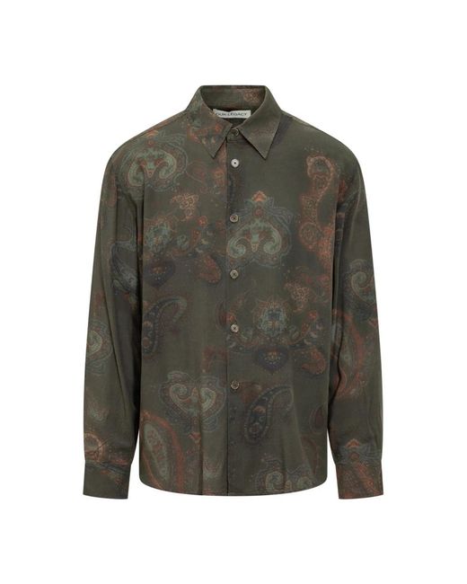 Our Legacy Green Casual Shirts for men