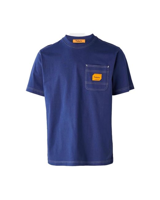 Replay T-Shirts in het Blue voor heren