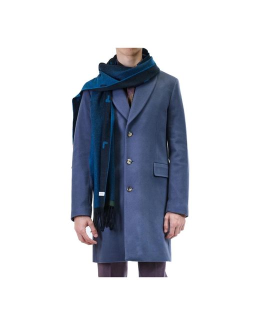 Paul Smith Blue Winter Scarves for men