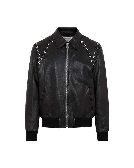 Alexander McQueen Leather Jackets in Black for Men Lyst