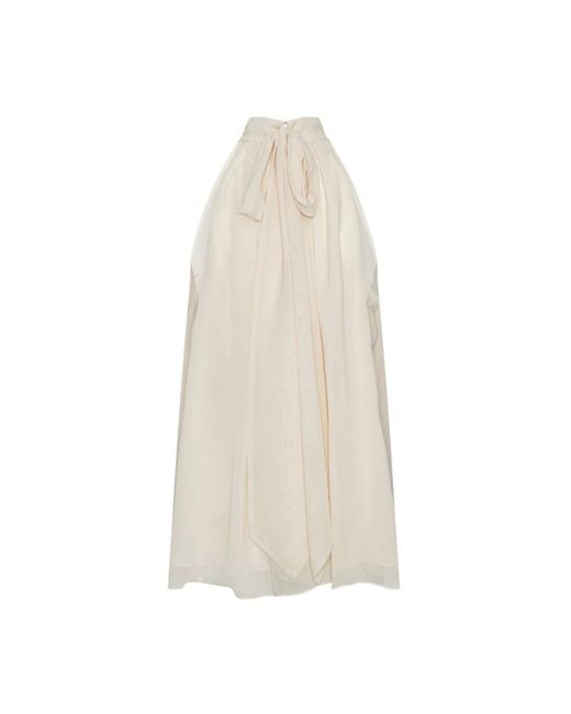 ROTATE BIRGER CHRISTENSEN White Sleeveless Tops