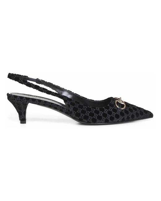 Gucci Schoenen ,Zwart ,Leer Sandalen Zwart in het Black