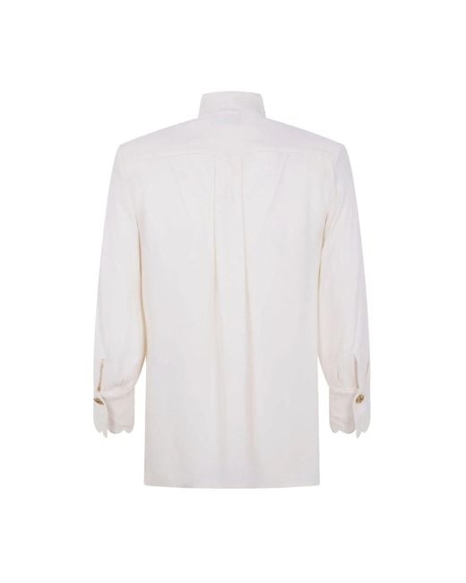 Blouses Elisabetta Franchi de color White