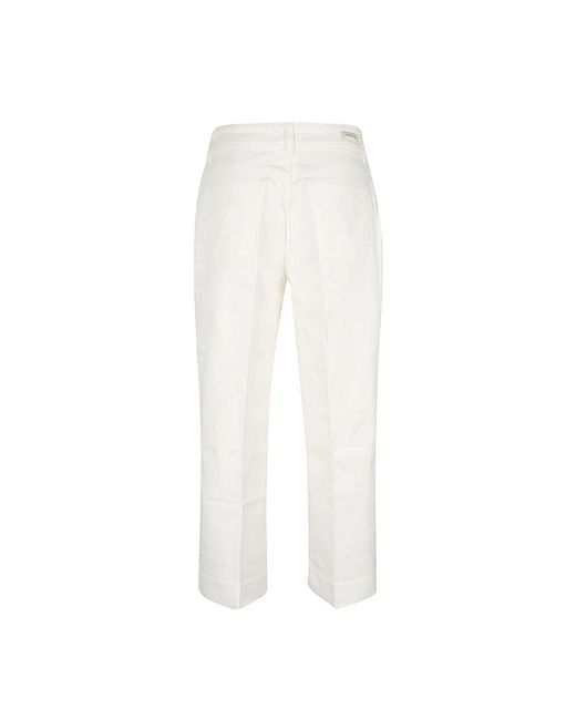 Don The Fuller White Cropped Jeans