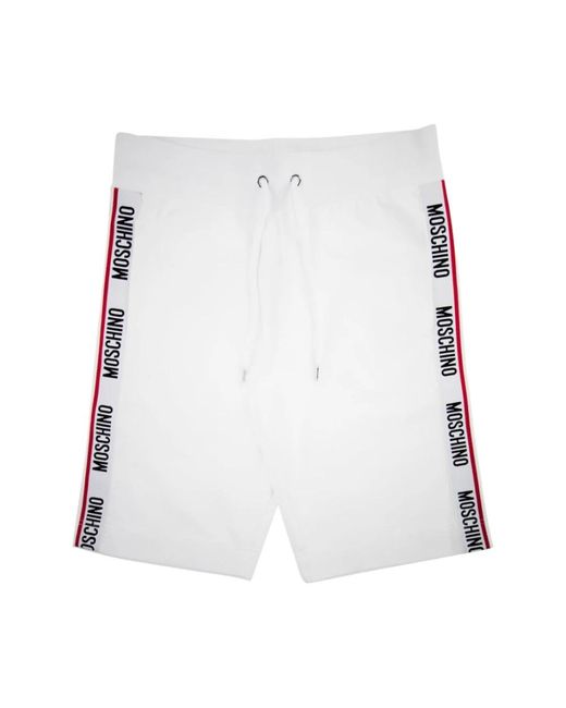 Moschino White Casual Shorts for men