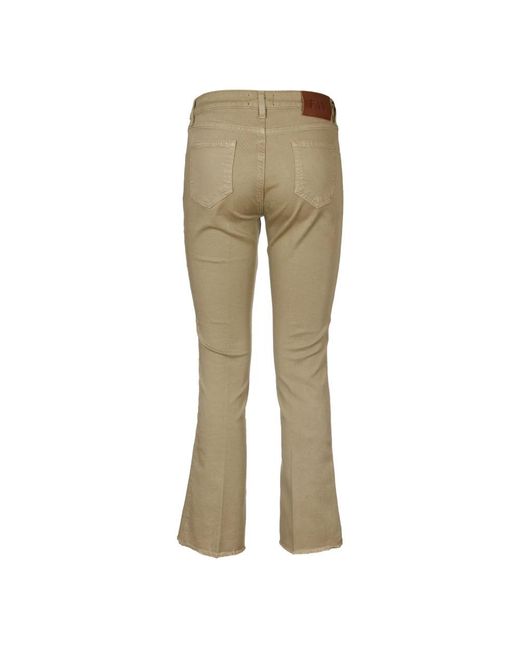 Fay Natural Boot-Cut Jeans