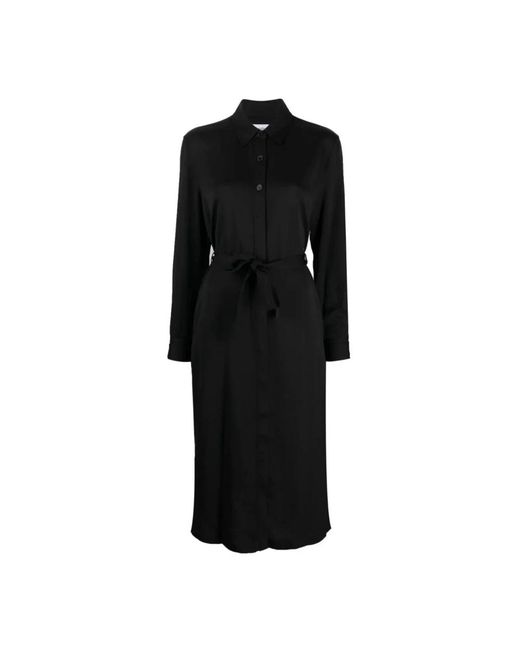 Calvin Klein Black Shirt Dresses