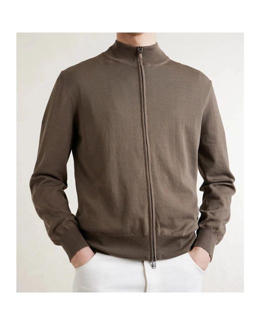 Canali Brown Cardigans for men