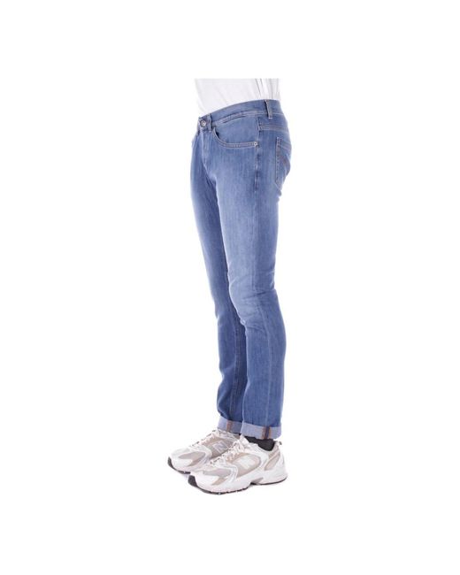 Dondup Blue Slim Fit Jeans for men