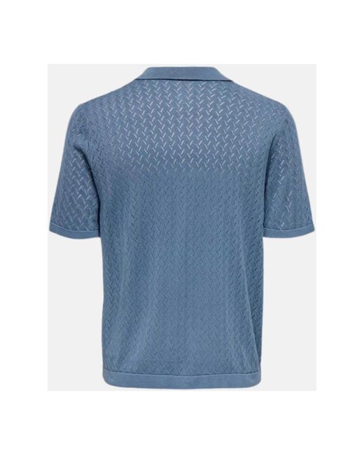 Cardigans Only & Sons de hombre de color Blue