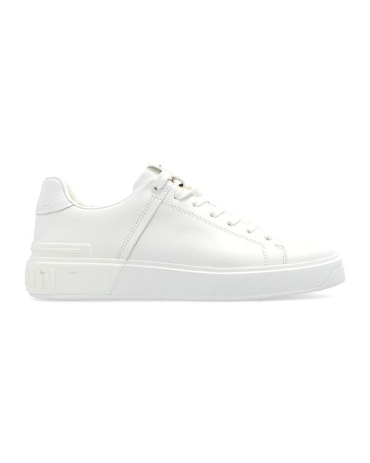 Balmain Sneakers in het White