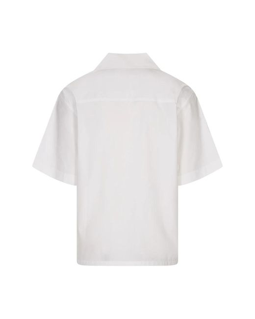 Marni Short Sleeve Shirts in het White voor heren