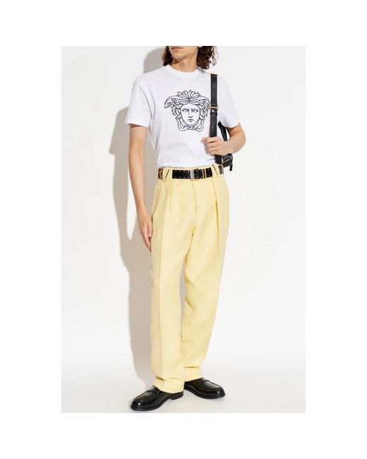 T-Shirts Versace de hombre de color White