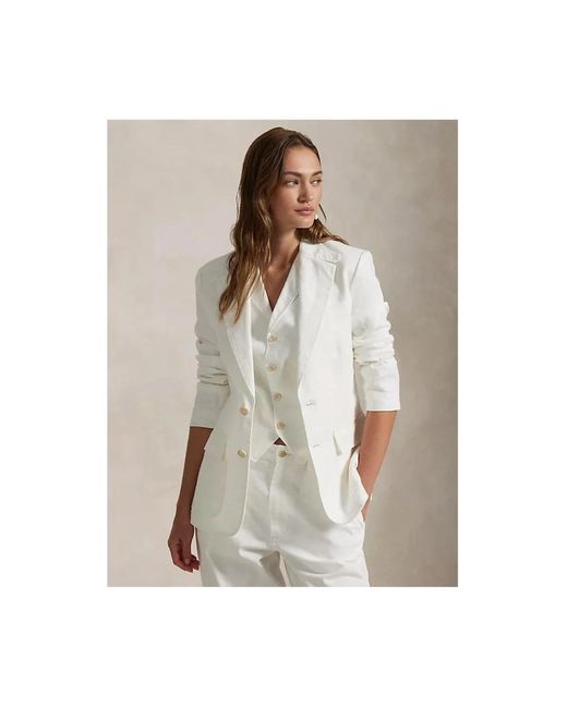 Polo Ralph Lauren White Blazers