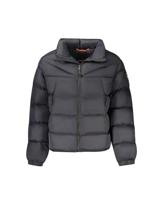 Napapijri Gray Winter Jackets for men