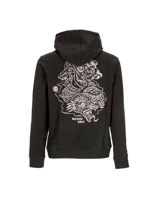 Element Hoodies in het Black voor heren