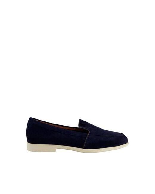 Santoni Blue Loafers