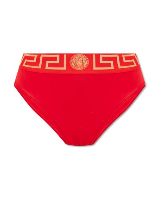 Bottoms di Versace in Red