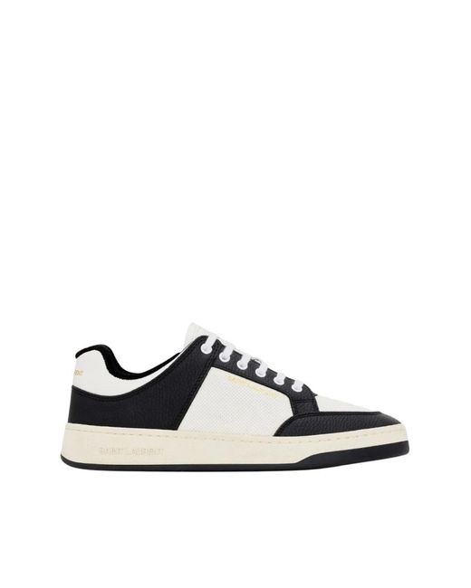 Saint Laurent Schoenen ,Zwart ,Leer Sl/61 Sneaker in het Black