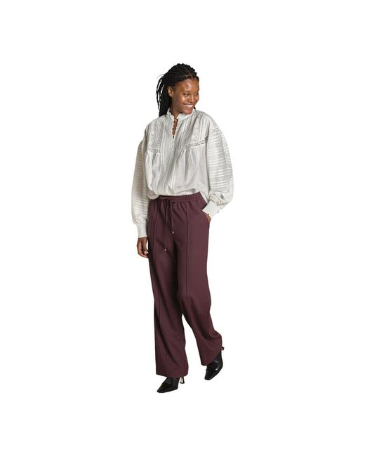 Vanessa Bruno Brown Wide Trousers
