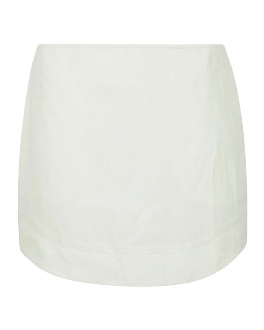 J.W. Anderson White Short Skirts