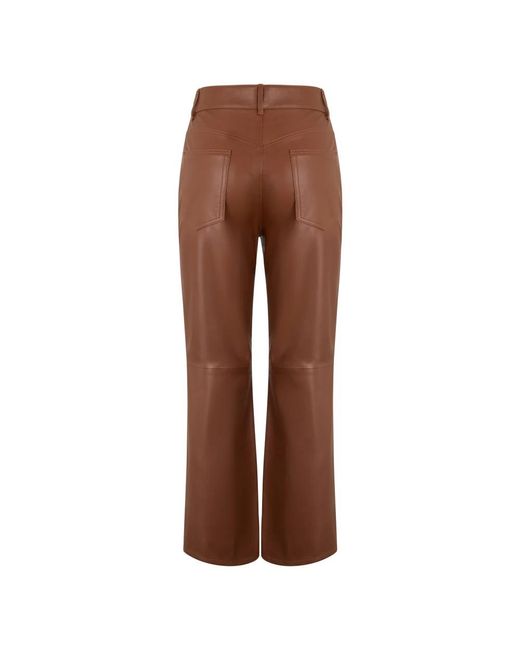 RED Valentino Brown Wide Trousers
