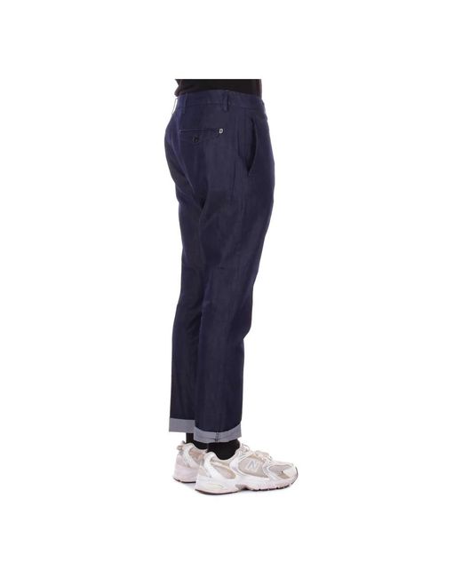 Dondup Blue Loose Fit Jeans for men