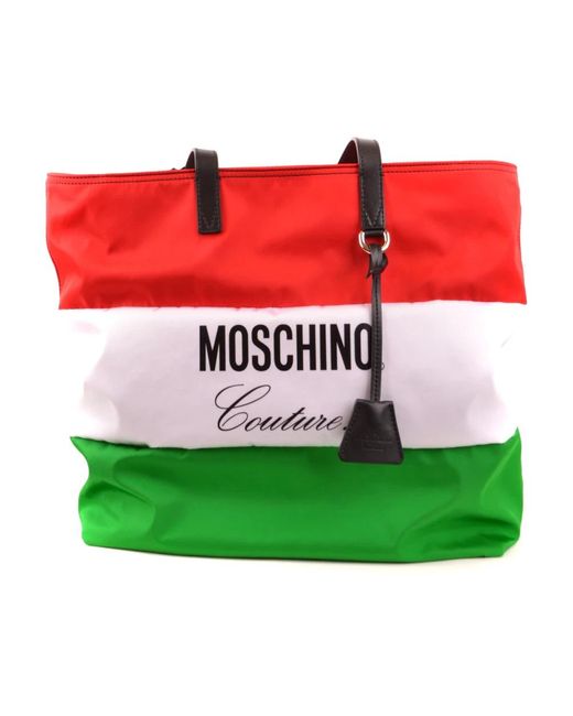 Moschino Green Tote Bags