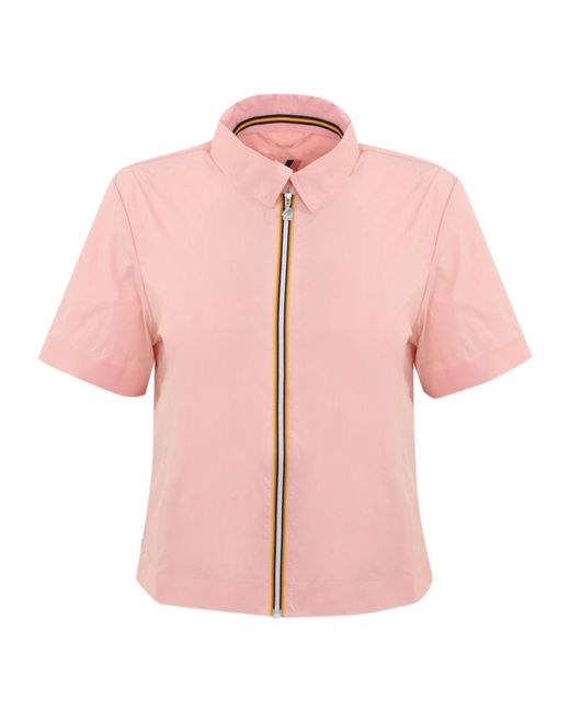 Jackets > light jackets K-Way en coloris Pink