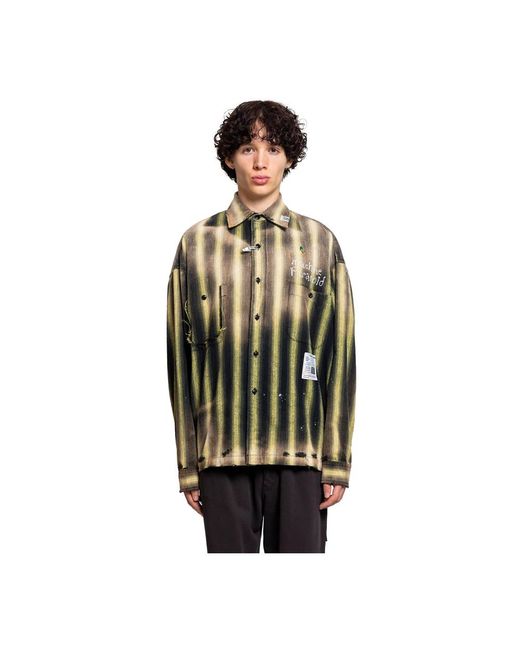 Casual Shirts di Maison Mihara Yasuhiro in Green da Uomo