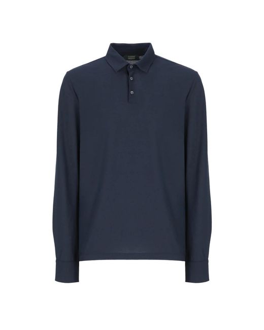 Polo Shirts di Zanone in Blue da Uomo