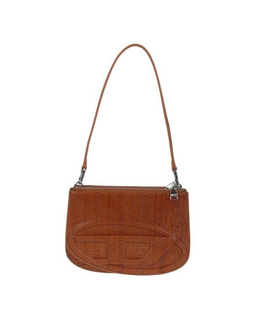 DIESEL Brown Cross Body Bags