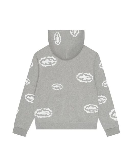 corteiz Gray Zip-Throughs for men