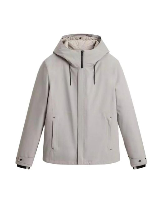 Woolrich Gray Winter Jackets for men