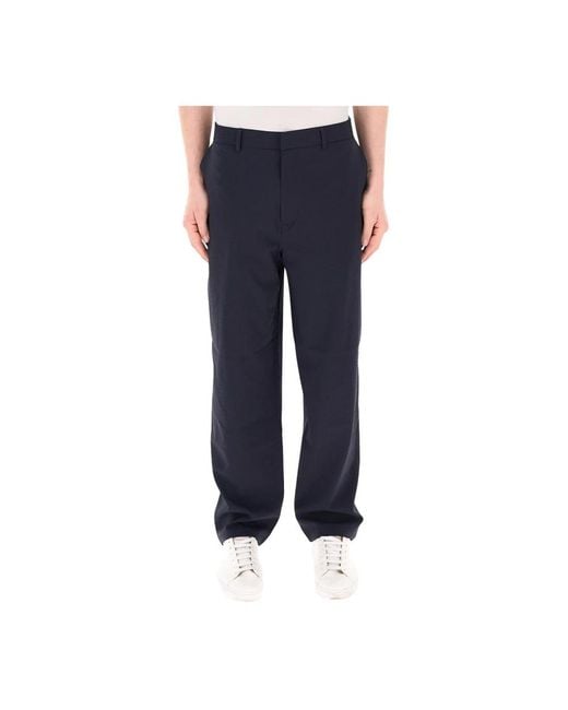 ARMANI EXCHANGE Blue Straight Trousers for men